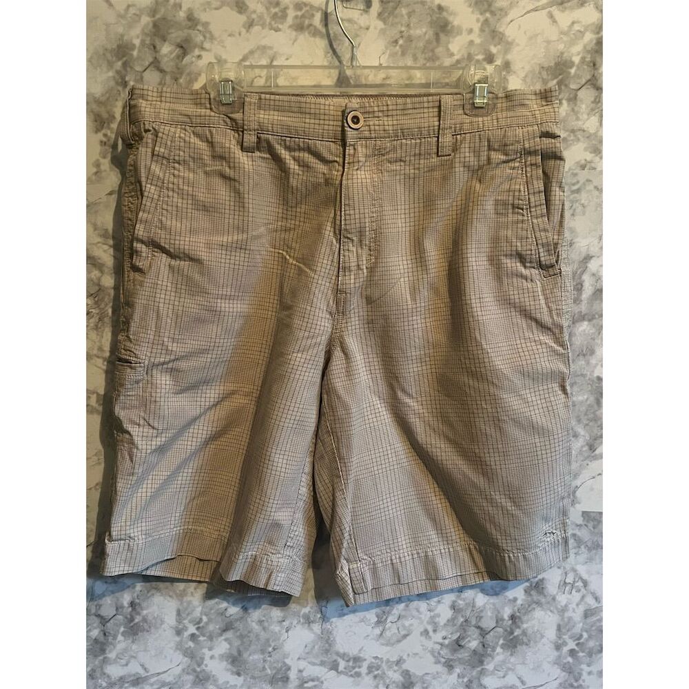 Tommy Bahama Men's Relax Plaid Cargo Shorts Size 34